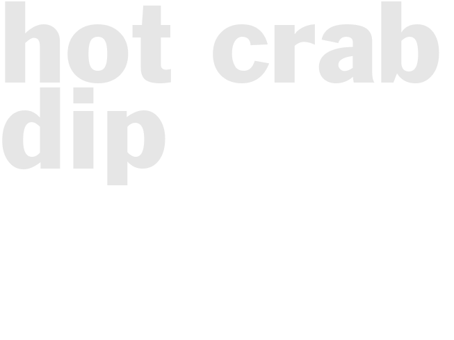 Hot crab dip