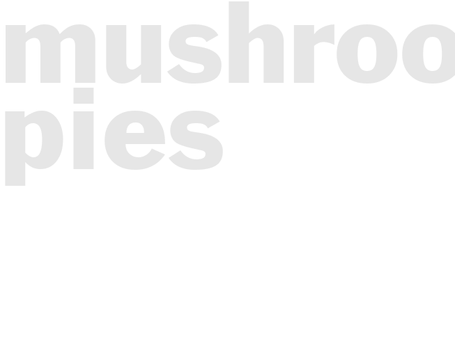 Mushroom Pies