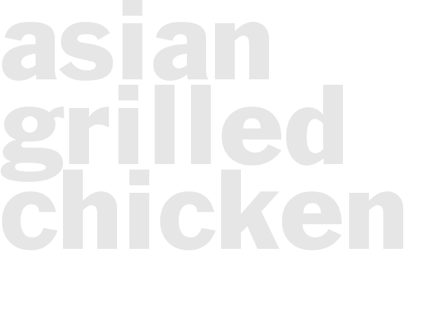 Asian Grilled Chicken