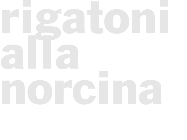 Rigatoni Alla Norcina