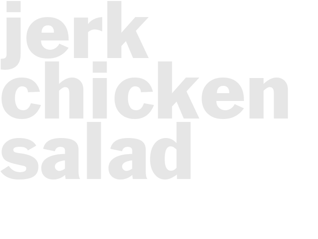 Jerk Chicken Salad