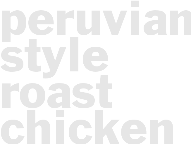 Peruvian-Style Roast Chicken with Tangy Green Sauce