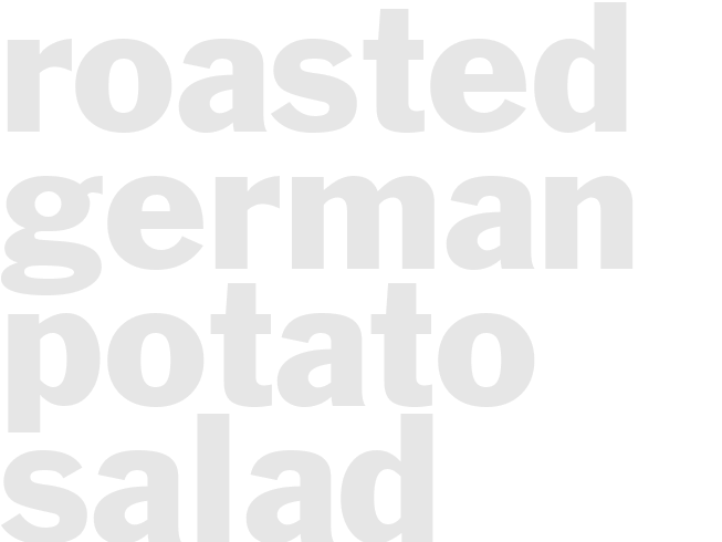 Roasted German Potato Salad
