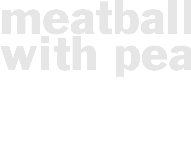 Meatballs with Peas