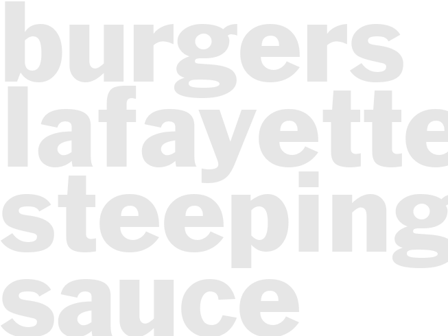 Burgers Lafayette Steeping Sauce
