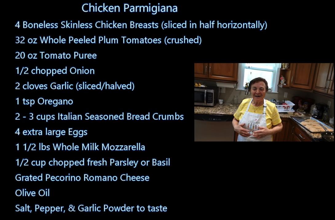 Italian Grandma Makes Chicken Parmigiana