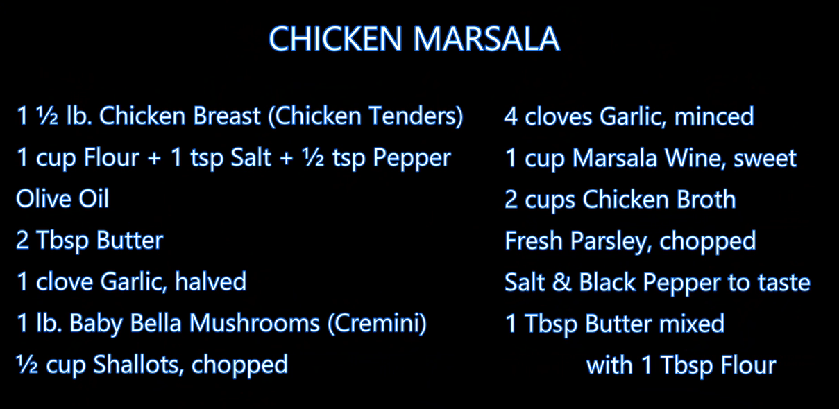 Italian Grandma Makes Chicken Marsala