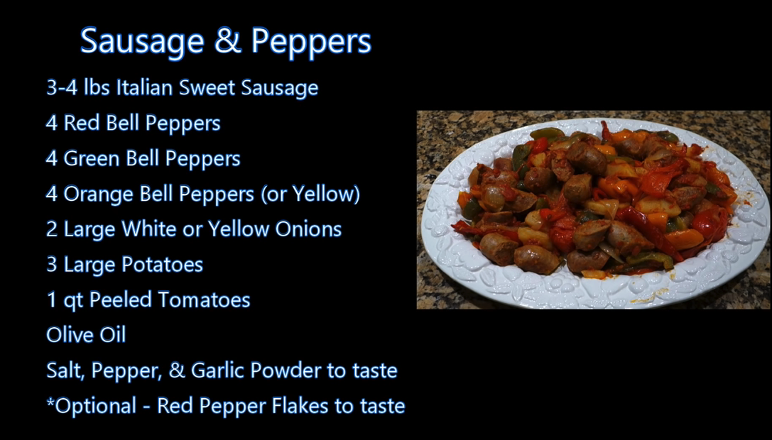 Italian Grandma Makes Sausage and Peppers