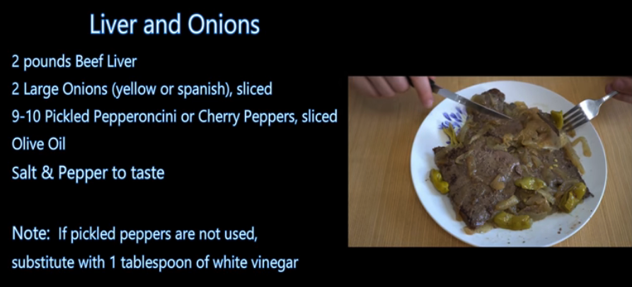 Italian Grandma Makes Liver and Onions