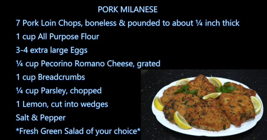 Italian Grandma Makes Pork Milanese
