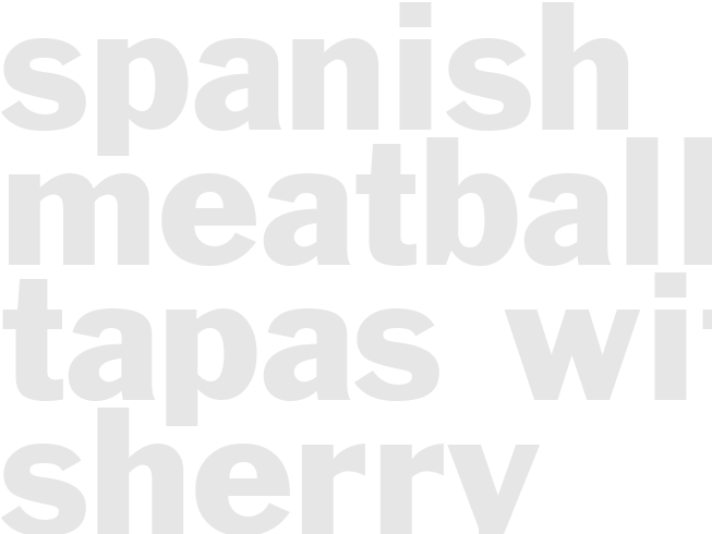 SPANISH MEATBALL TAPAS WITH SHERRY-GARLIC SAUCE