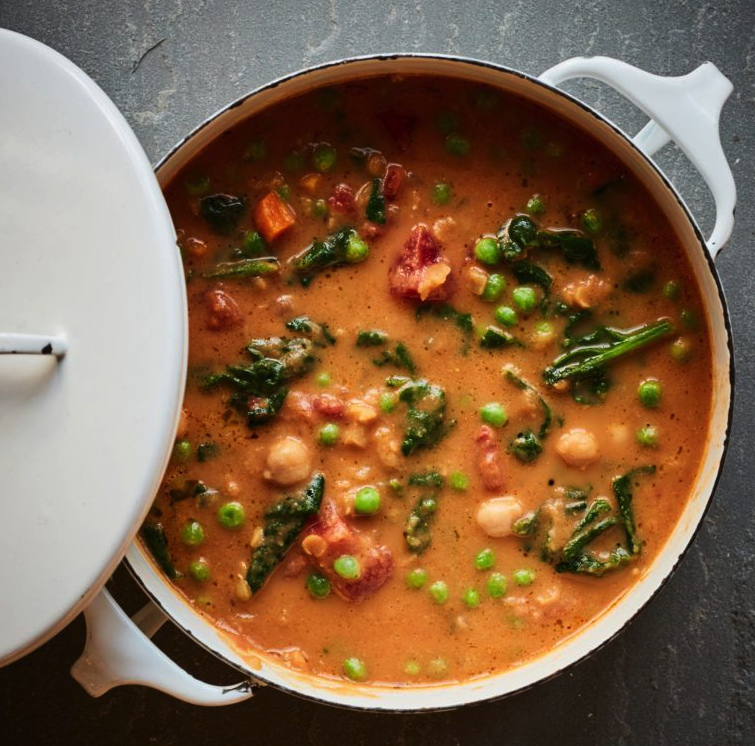 Chickpea, Red Lentil & Vegetable Soup