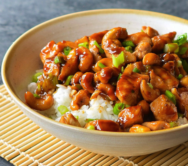 Cashew Chicken over Rice