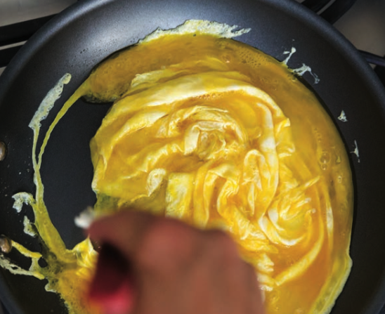 Scrambled Eggs with Olive Oil 