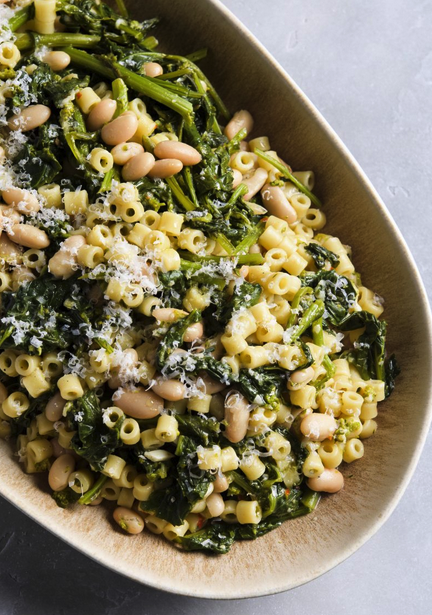 Broccoli Rabe Pasta with White Beans 