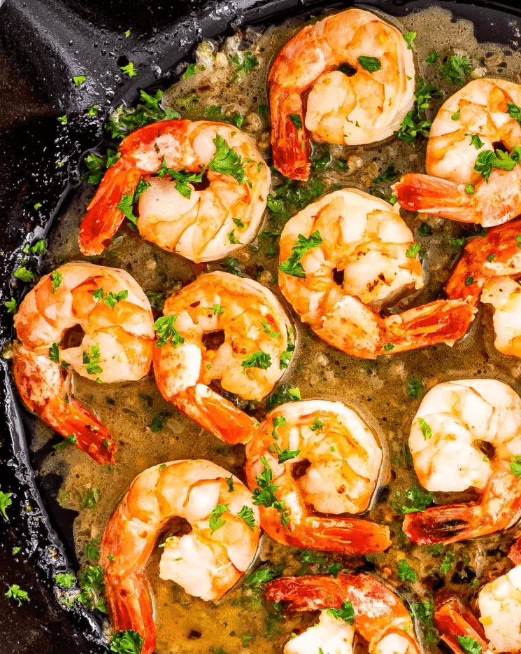 Garlic Shrimp or Chicken