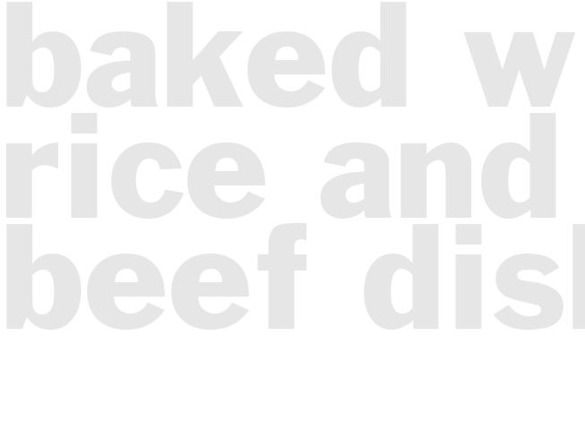 BAKED WILD RICE AND BEEF DISH 