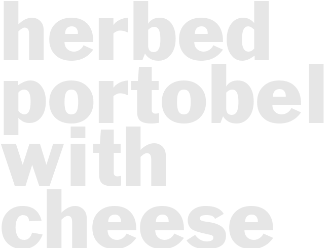Herbed Portobellos with Cheese