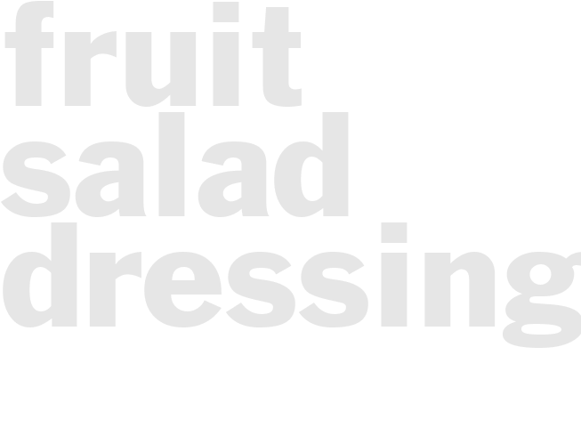 Fruit Salad Dressing