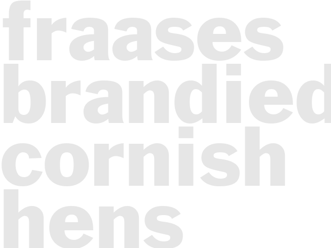Fraases Brandied Cornish Hens