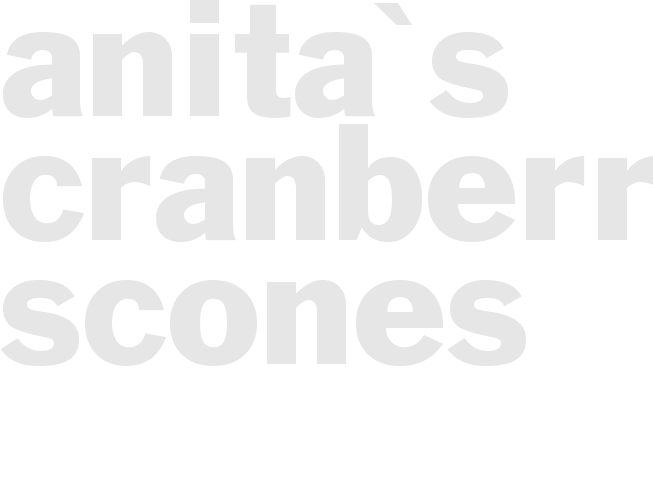 Anita's Cranberry Scones