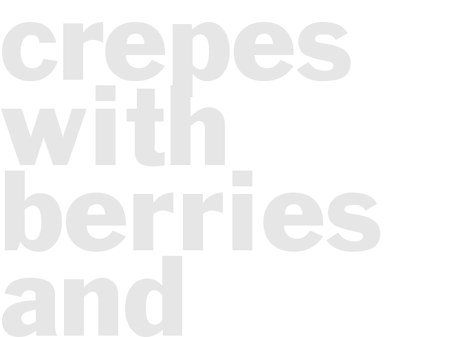 Crepes with Berries and Ricotta