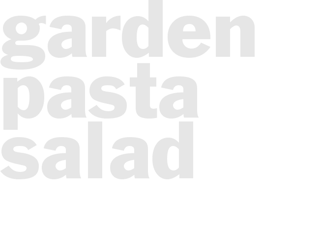 Garden Pasta Salad