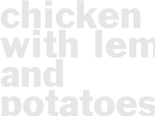 Chicken with Lemon and Potatoes