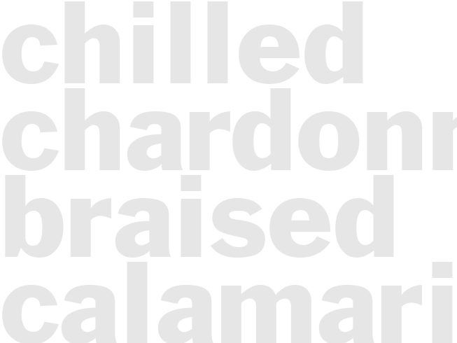 Chilled Chardonnay-Braised Calamari Pasta