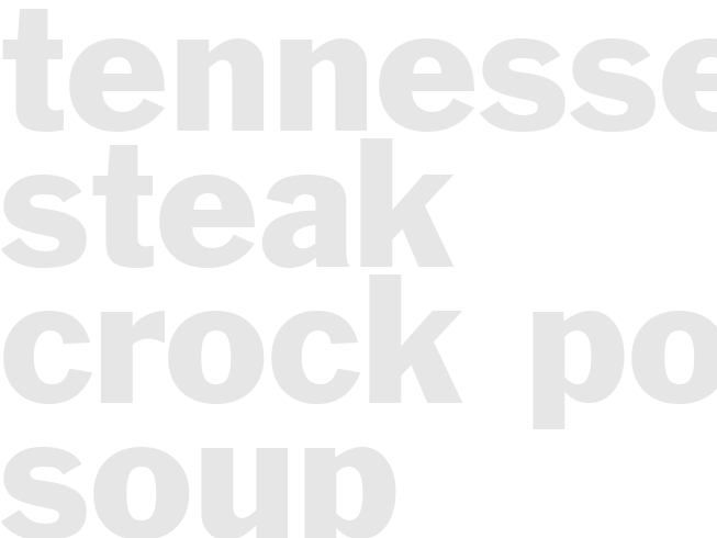 Tennessee Steak Crock Pot Soup