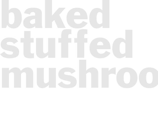 Baked Stuffed Mushrooms