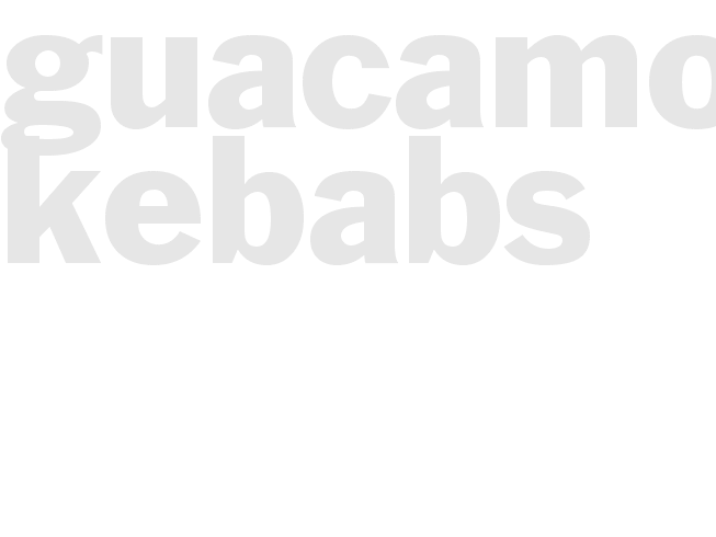 Guacamole Kebabs