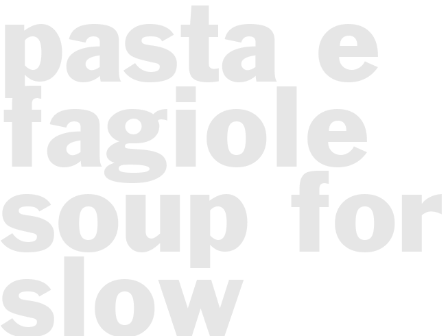 Pasta E Fagiole Soup for slow cooker