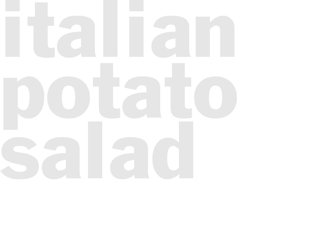 Italian Potato Salad 