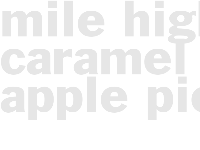 Mile-High Caramel Apple Pie