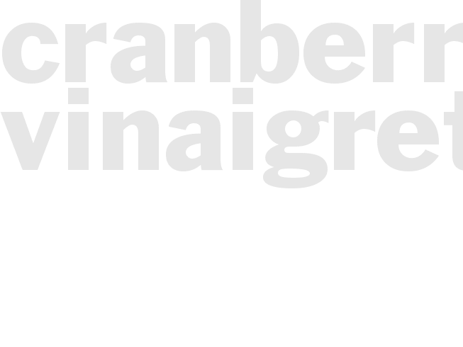 Cranberry Vinaigrette