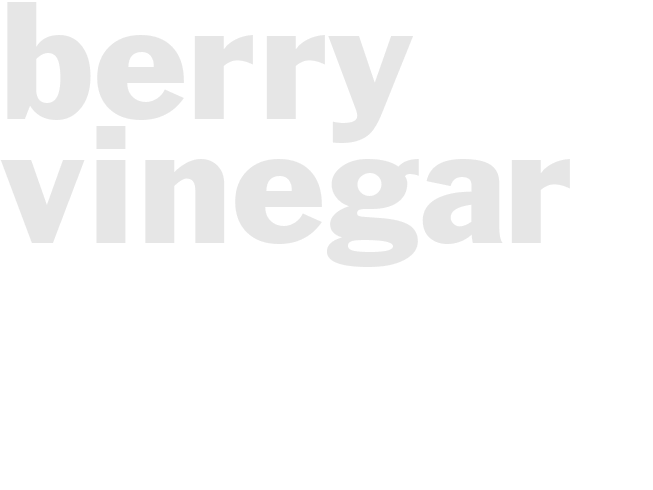 Berry vinegar