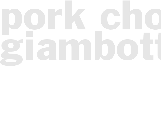 Pork Chops Giambotta