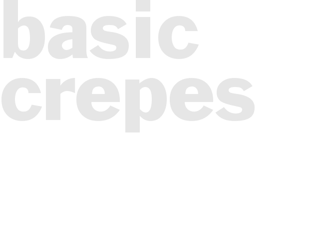 Basic Crepes