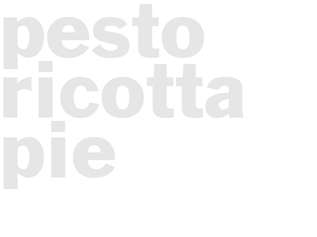 Pesto Ricotta Pie