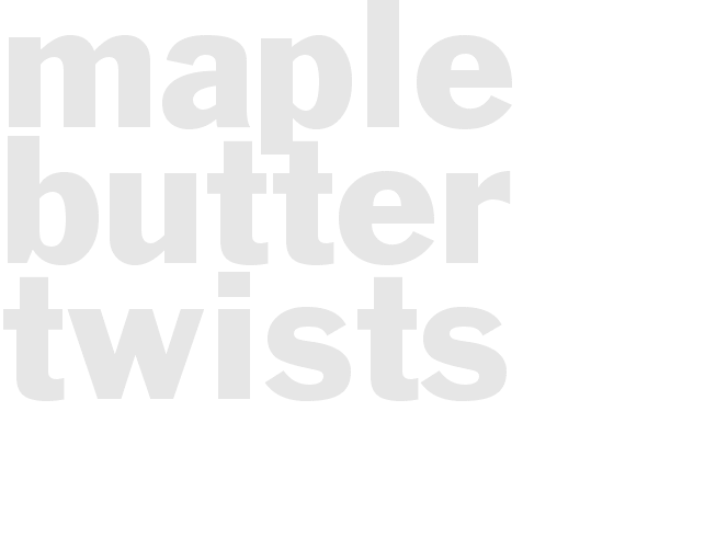 Maple Butter Twists