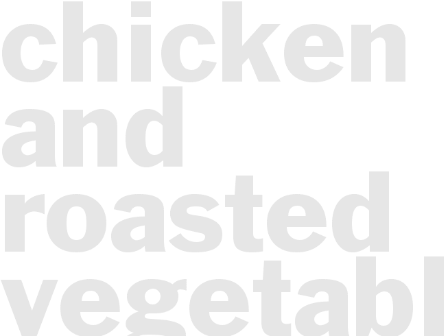 Chicken and Roasted Vegetable Rice