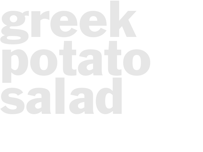 Greek Potato Salad