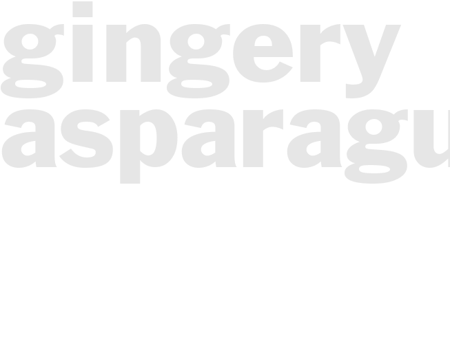 Gingery Asparagus