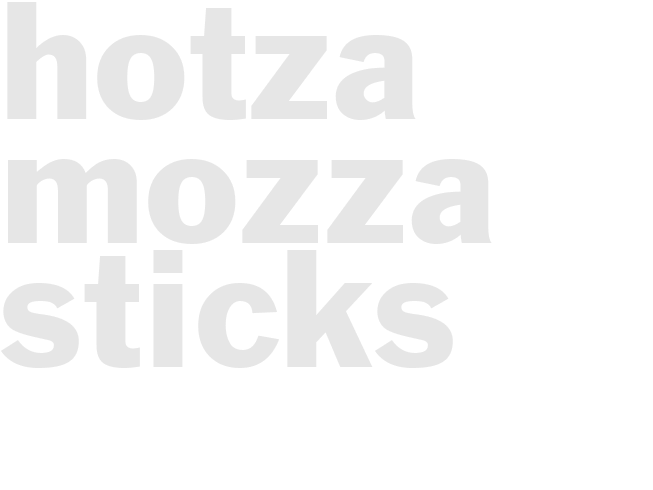 Hotza Mozza sticks
