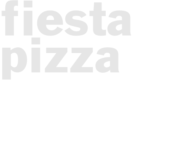 Fiesta pizza