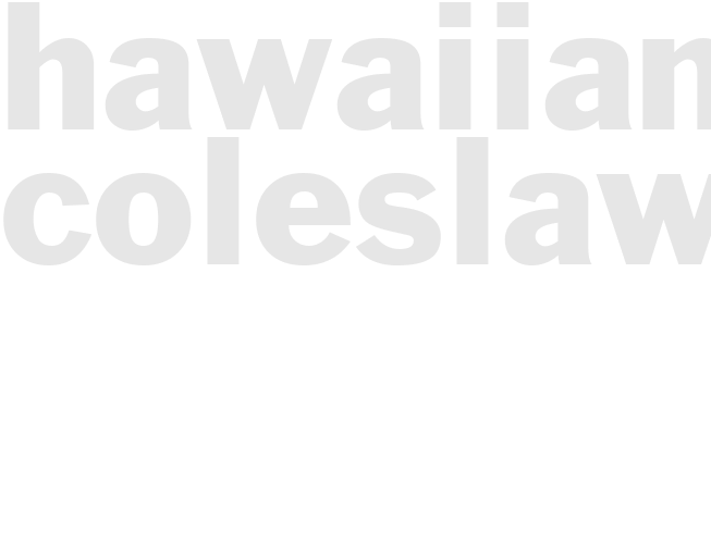 Hawaiian Coleslaw