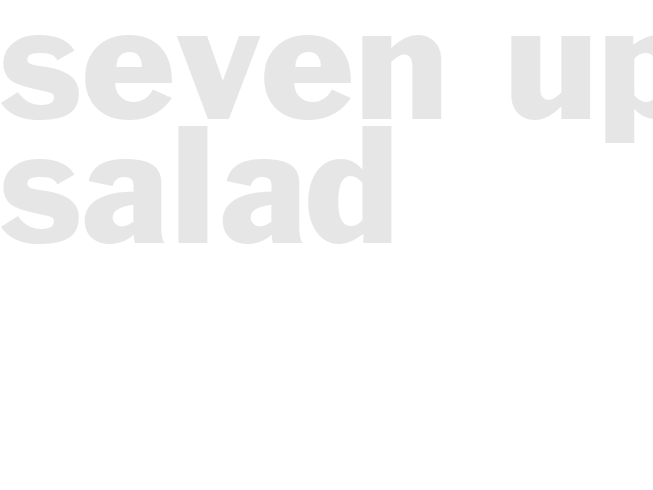 Seven up salad