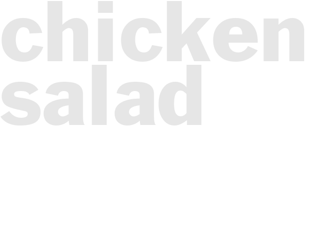 Chicken salad