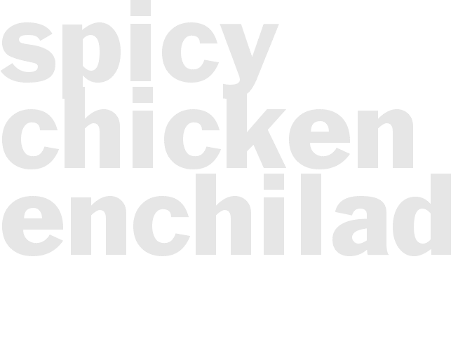 Spicy Chicken Enchiladas